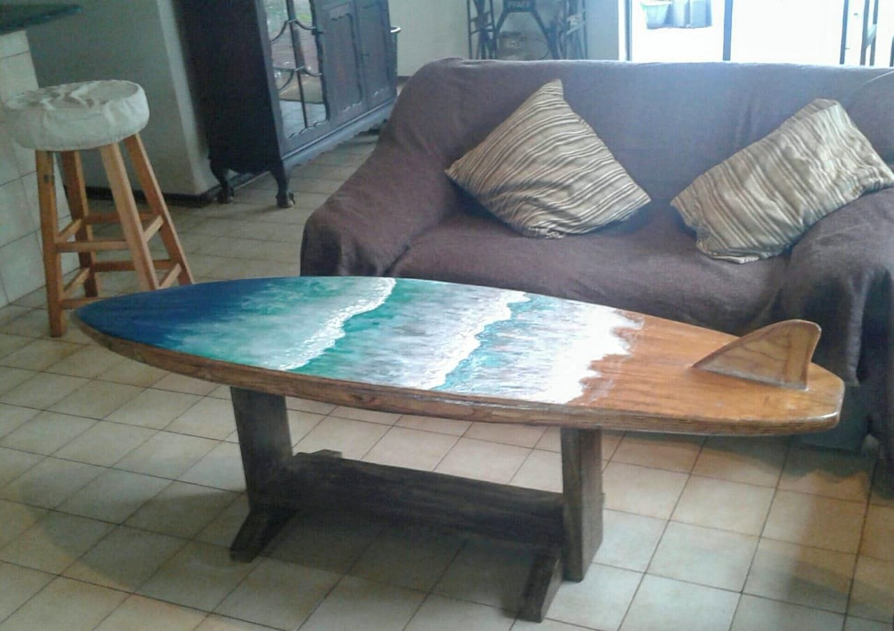 Custom Resin & Wood Coffee Tables